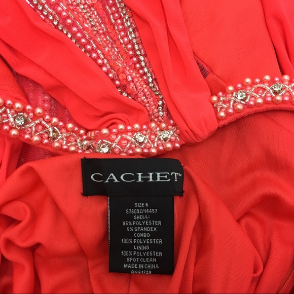 CACHET Formal Gown Beaded floor length - Picture 4 of 11